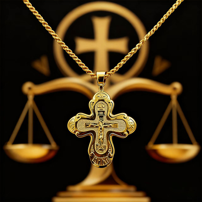 Cross Pendant Necklace Gold - Nieuwe 2026 Orthodoxe Pectorale Kruisjes Orthodoxe