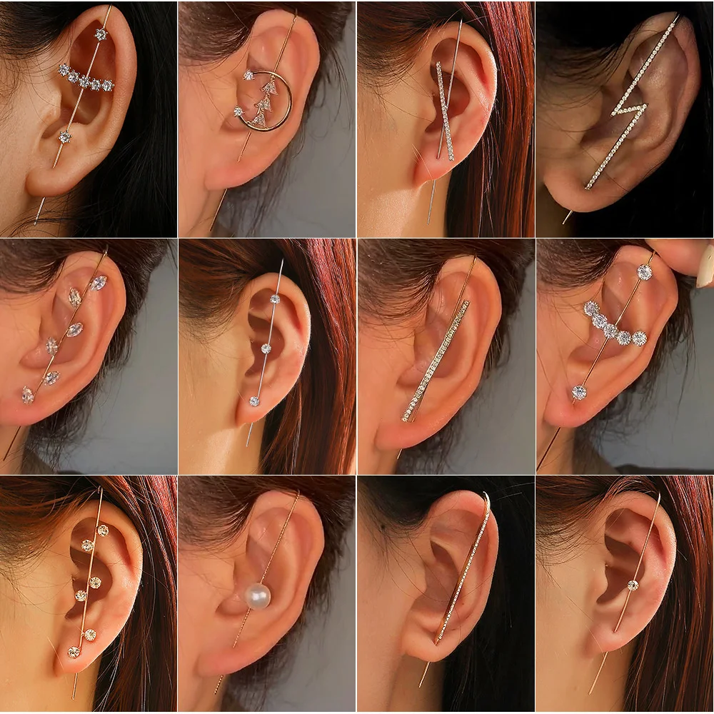 Earrings - Nieuwe temperamentvolle oorhangers met zirkoon, gepersonaliseerd,
