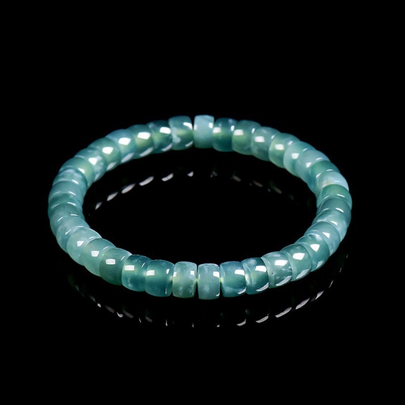 Bracelets - Natuurlijke Jadeiet van kwaliteit A, blauw