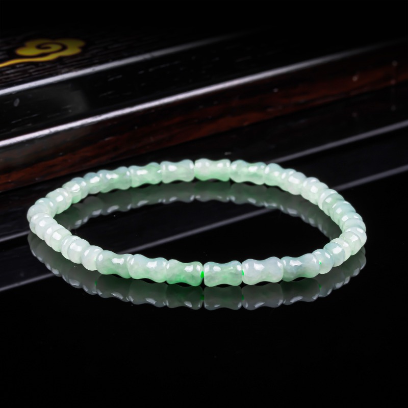 Bracelets - Nieuwe Echte Natuurlijke Jade Bamboe Armband