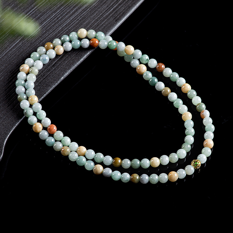 Bracelets - Birmese Jadeiet kralen armband ketting echte