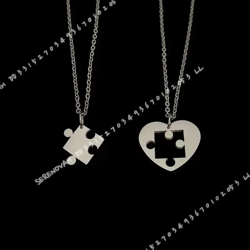2-delige set eenvoudige puzzel - Magnetic Couple Matching Necklaces recensie en prijs