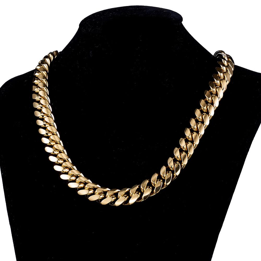 Topgrillz Roestvrij Staal Goud - Cuban Link Chain 12Mm recensie en prijs