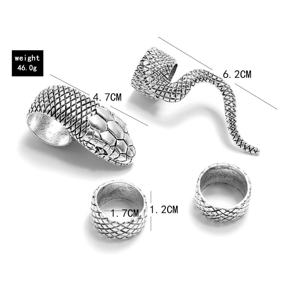 KMVEXO 4 stks/set Gothic Steam - Vintage Punk Knuckle Rings Set recensie en prijs