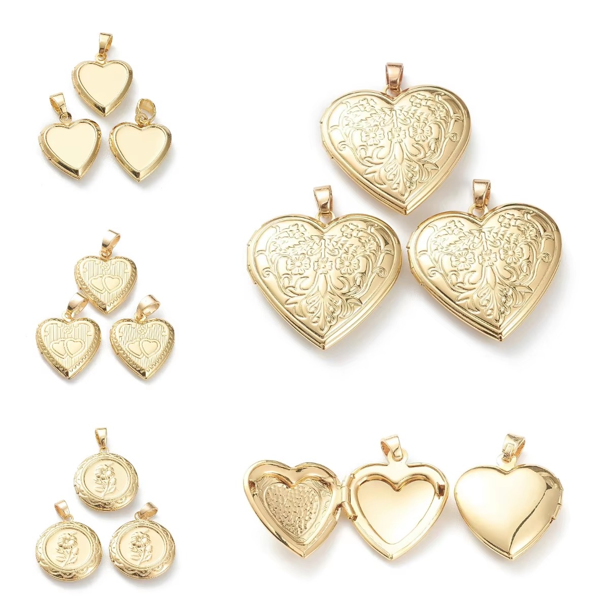10 stuks hartvormige fotohange - Heart Locket Necklace Photo recensie en prijs
