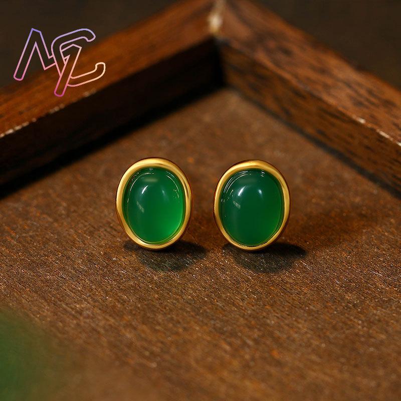 Groene natuurlijke jade oorbel - Earrings recensie en prijs