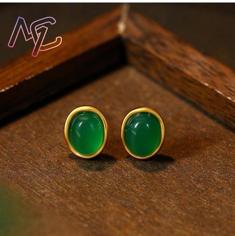 Groene natuurlijke jade oorbel - Earrings recensie en prijs