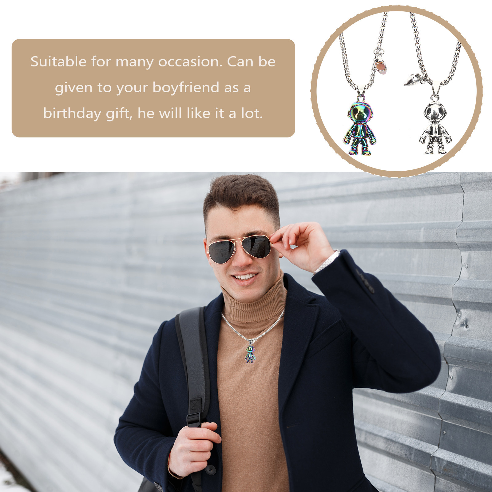 1 paar bijpassende kettingen v - Magnetic Couple Matching Necklaces recensie en prijs