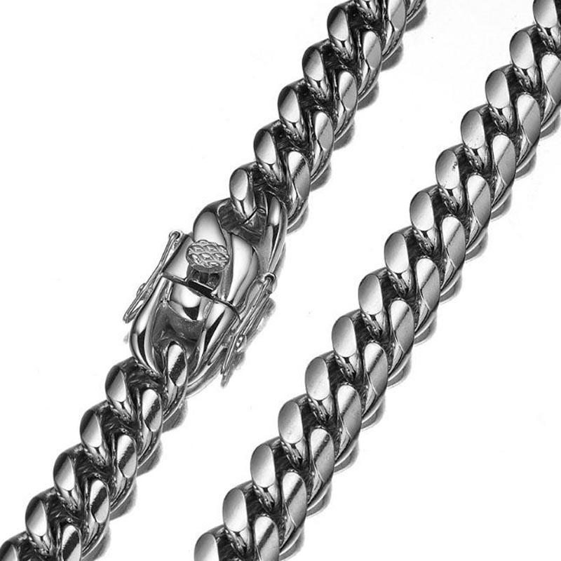 316l Roestvrij Staal Miami Cur - Cuban Link Chain 12Mm recensie en prijs