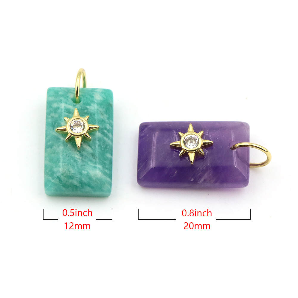 Geometrische vorm kristallen n - Crystal Pendant Necklace Natural Stone recensie en prijs