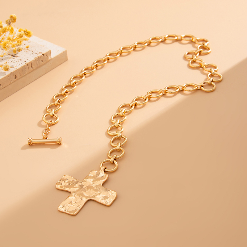 Hete aanbieding: Gouden gelaag - Cross Pendant Necklace Gold recensie en prijs