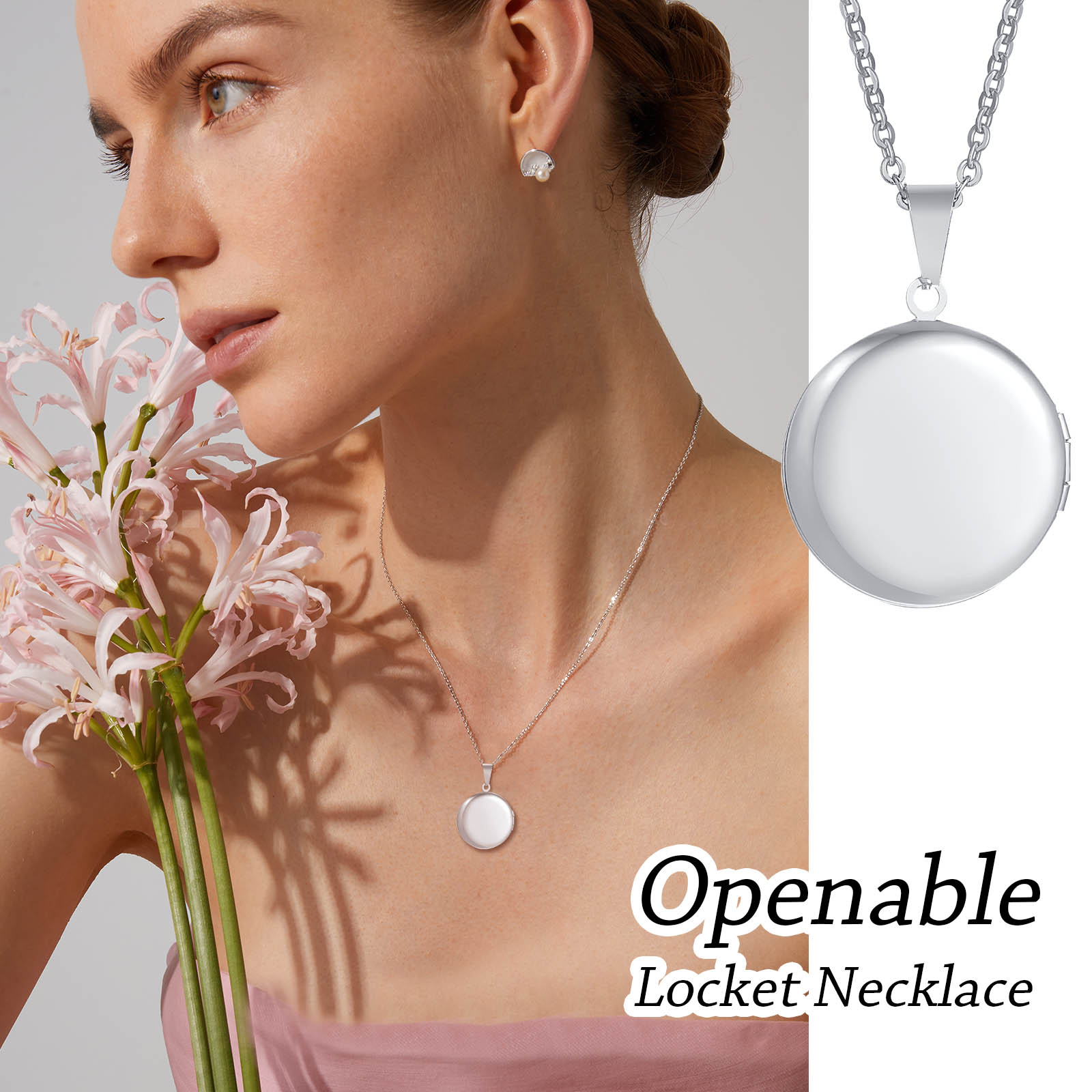 Gratis gravure initialen hart  - Heart Locket Necklace Photo recensie en prijs