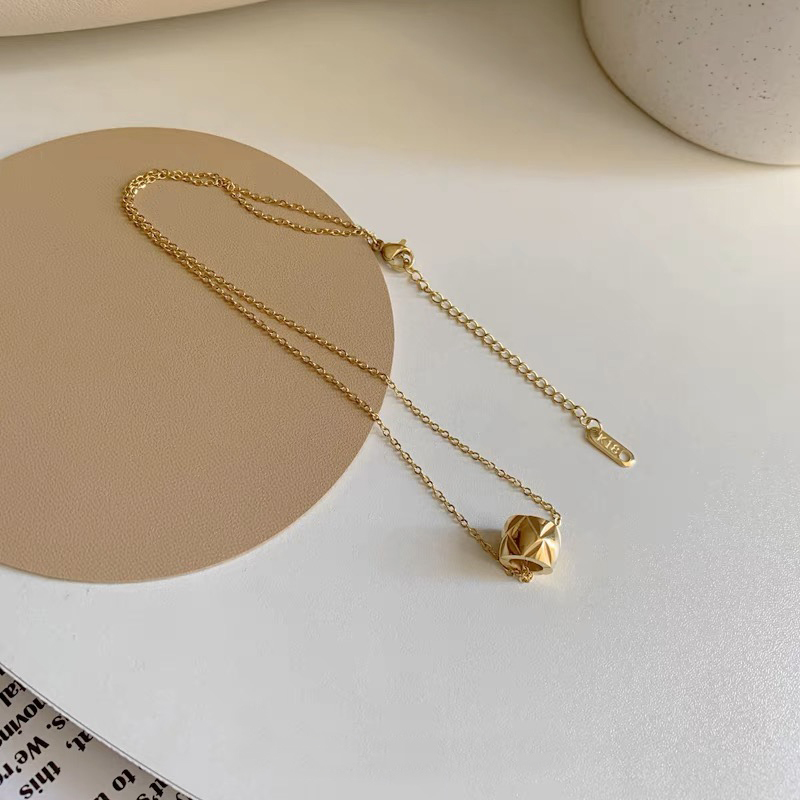 Luxe Gouden Ruit Kruis Ronde K - Cross Pendant Necklace Gold recensie en prijs