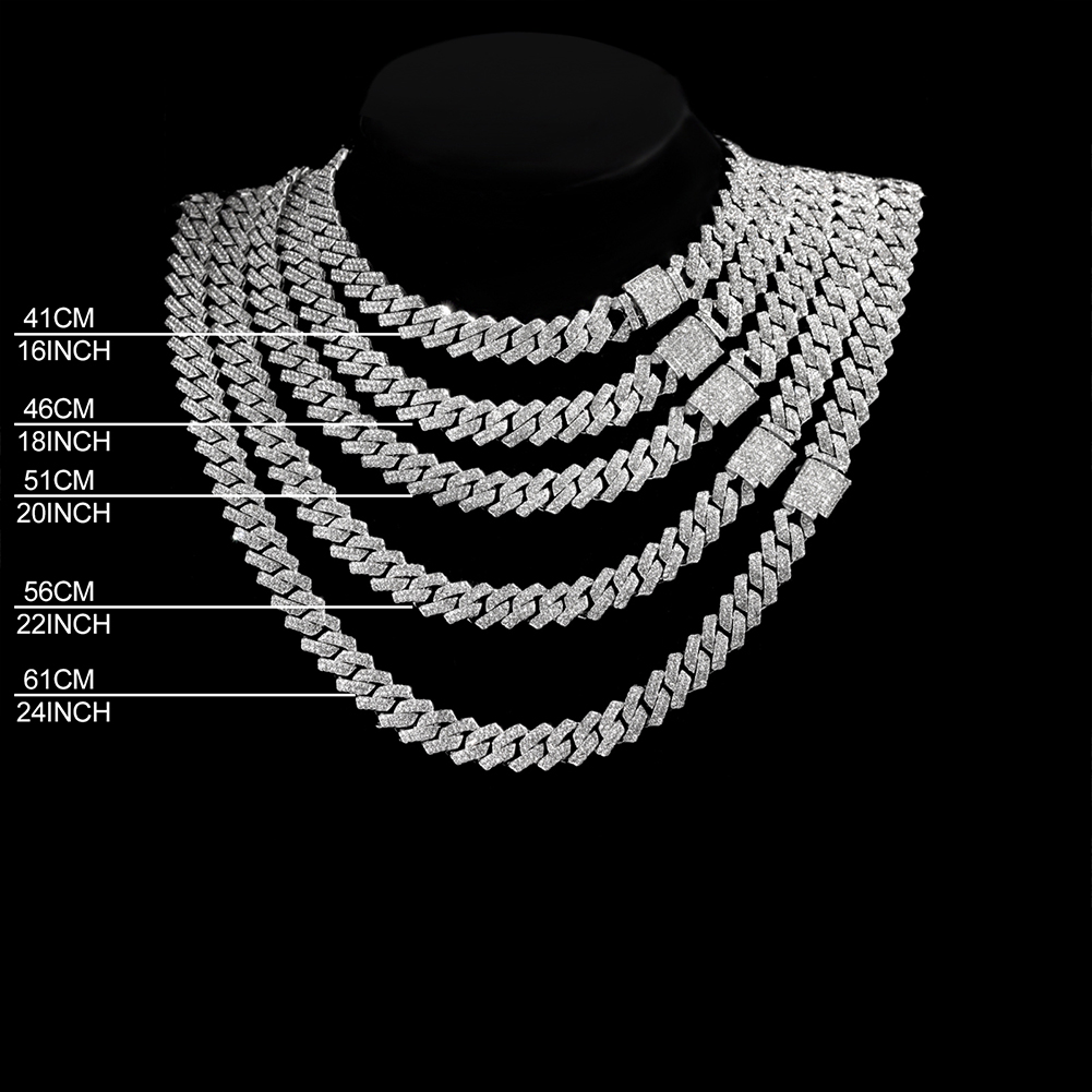14mm Iced Out Prong Cubaanse K - Cuban Link Chain 12Mm recensie en prijs
