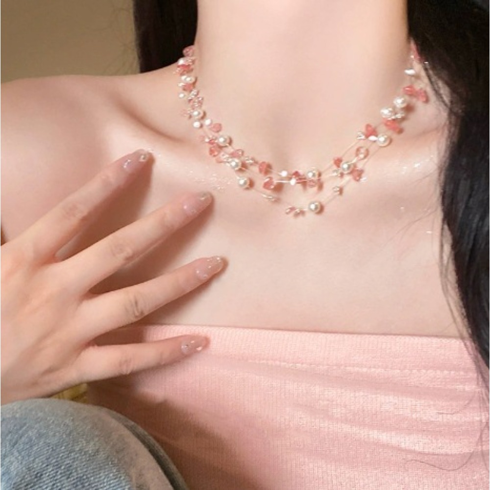 Kleurrijke zeester schelp pare - Layered Pendant Necklace Aesthetic recensie en prijs