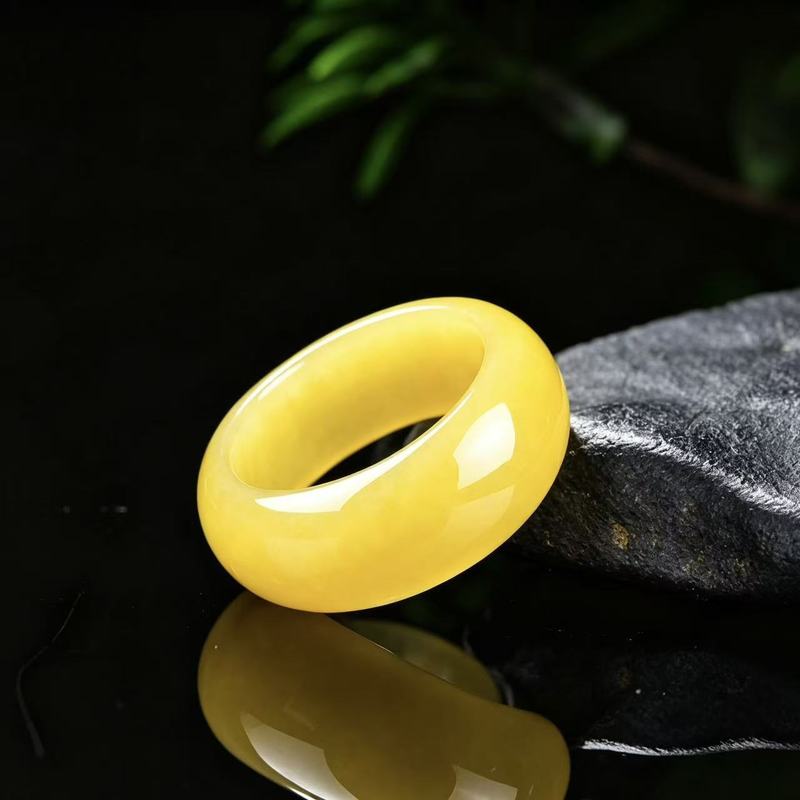 Echte A-klasse jadeietring met - Rings recensie en prijs