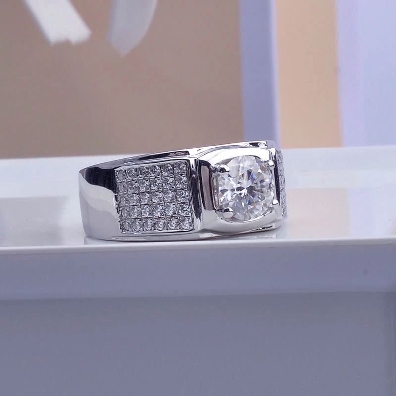 Nieuwe vierklauw simulatie Moi - Moissanite Engagement Ring 1 Carat recensie en prijs