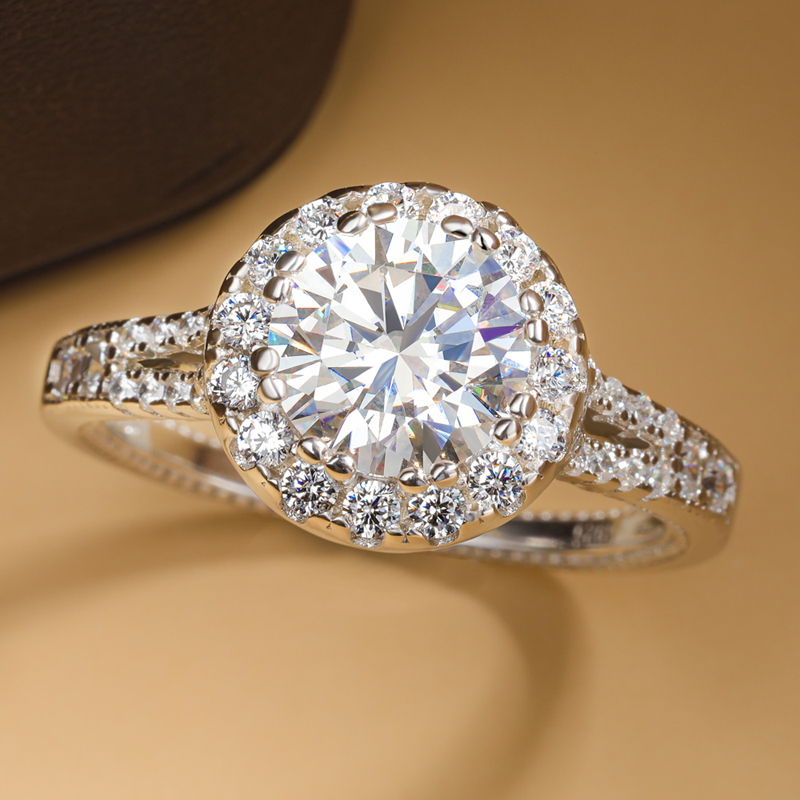 Echte 2ct Moissanite Ringen 92 - Moissanite Engagement Ring 1 Carat recensie en prijs
