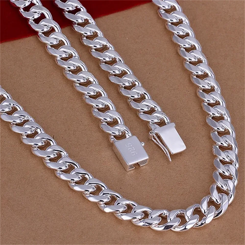 20-24Inch 925 Sterling Zilver  - 925 Sterling Silver Chain Necklace Men recensie en prijs