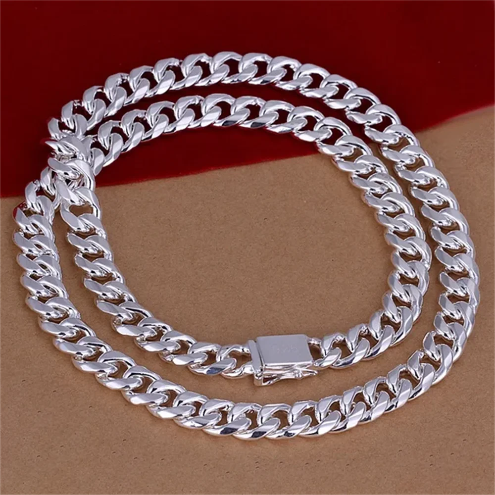 20-24Inch 925 Sterling Zilver  - 925 Sterling Silver Chain Necklace Men recensie en prijs