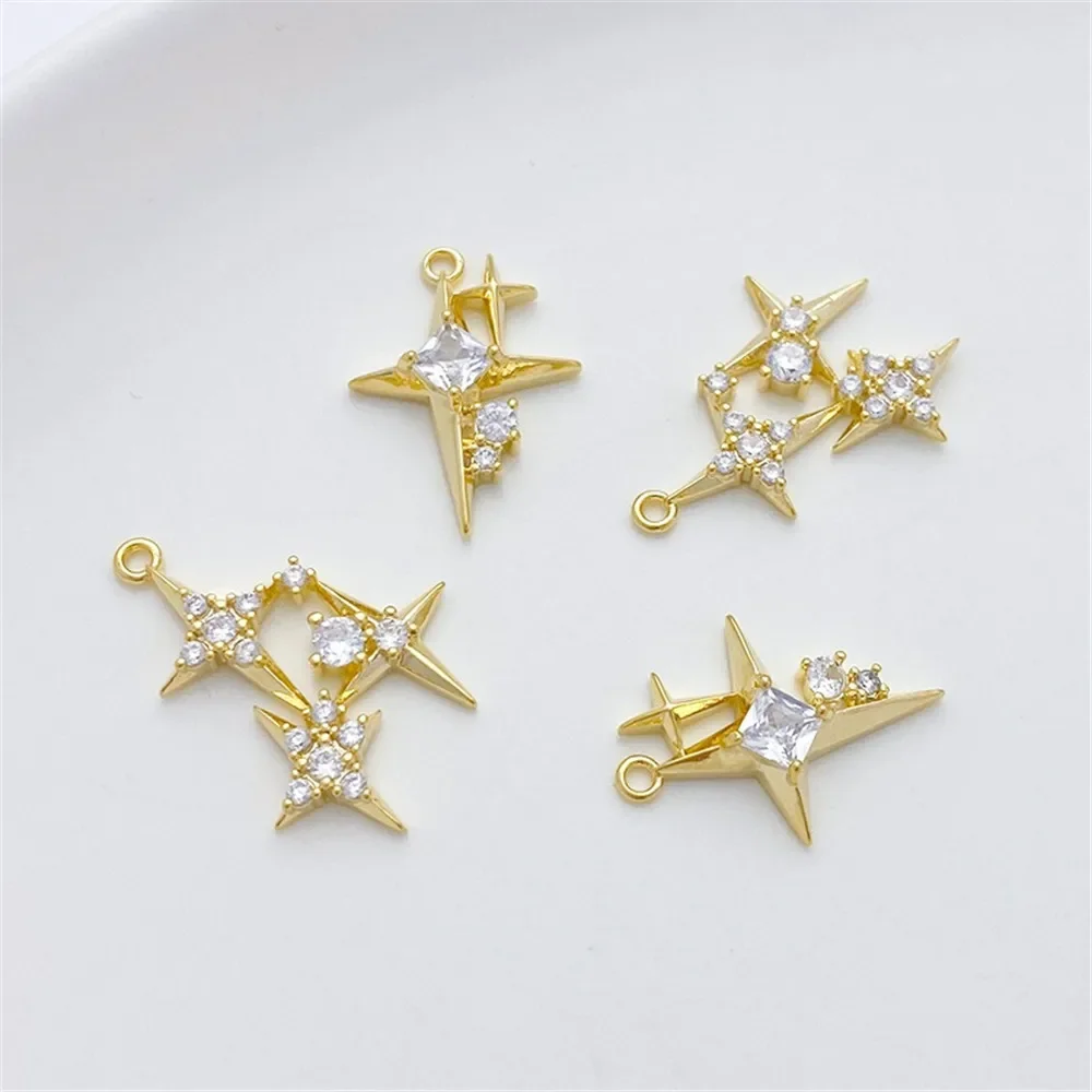 14K Vergulde Micro-ingelegde Z - Cross Pendant Necklace Gold recensie en prijs