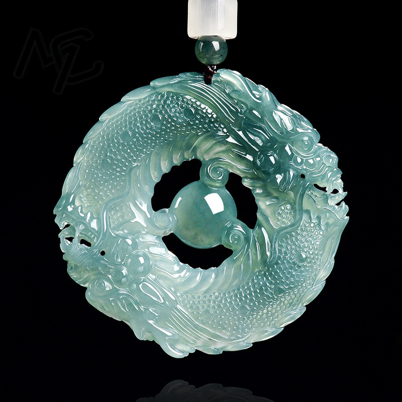 Natuurlijke echte smaragd blau - Necklaces recensie en prijs