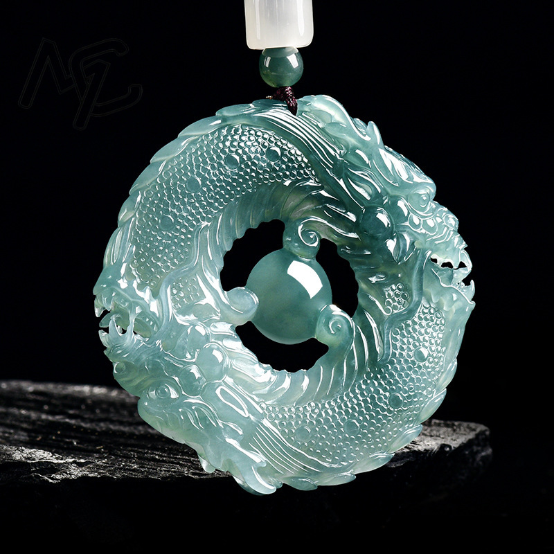Natuurlijke echte smaragd blau - Necklaces recensie en prijs
