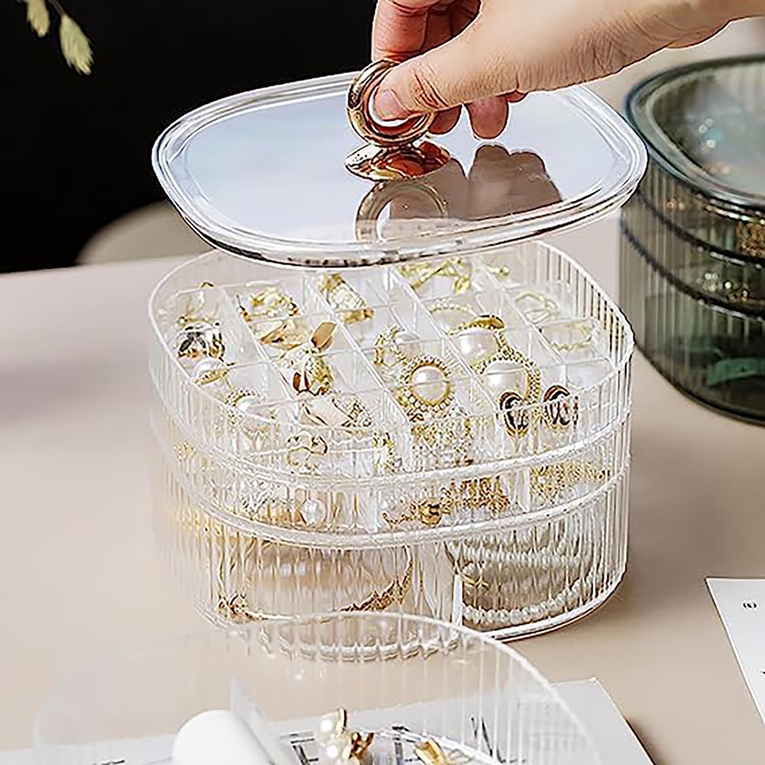 Transparante sieradendoos 3-la - Earrings recensie en prijs