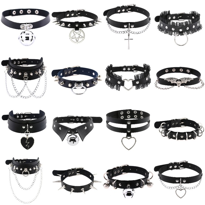Trendy Punk Spike Klinknagel L - Goth Punk Spike Choker recensie en prijs