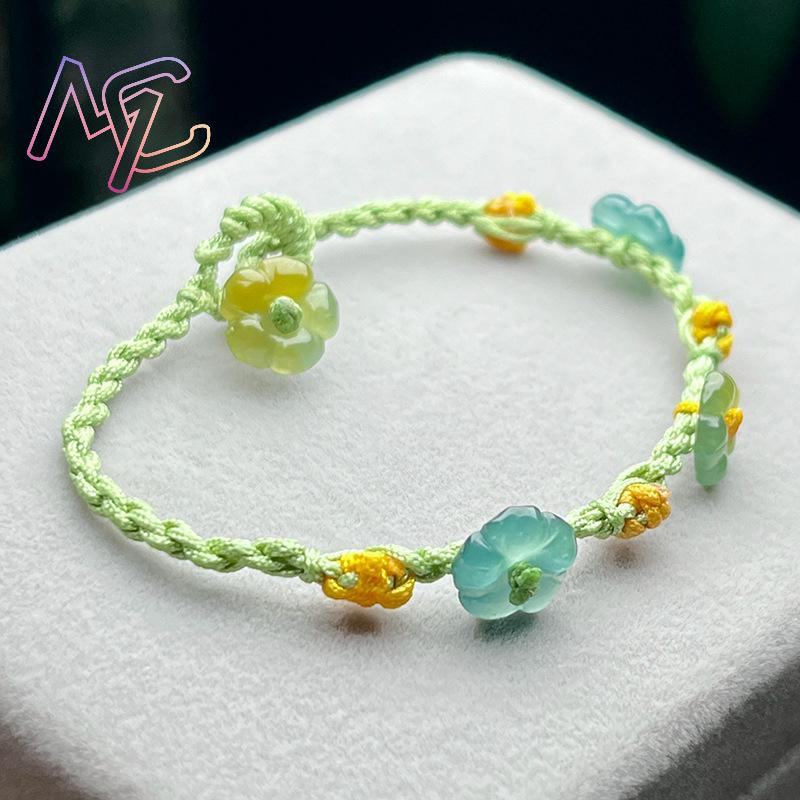 Myanmar Jadeïet Bloem Armband  - Bracelets recensie en prijs