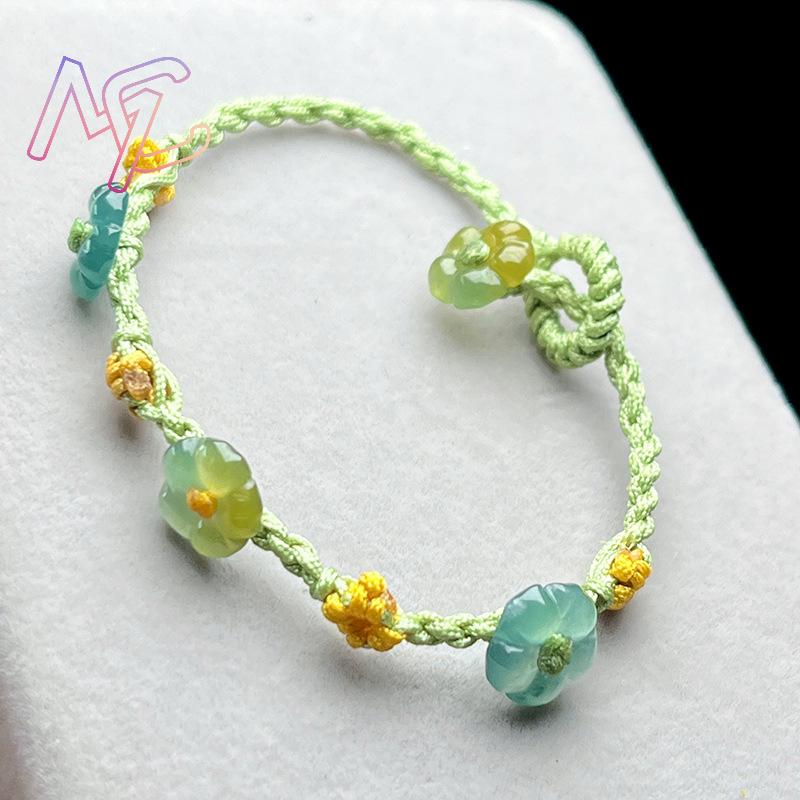 Myanmar Jadeïet Bloem Armband  - Bracelets recensie en prijs