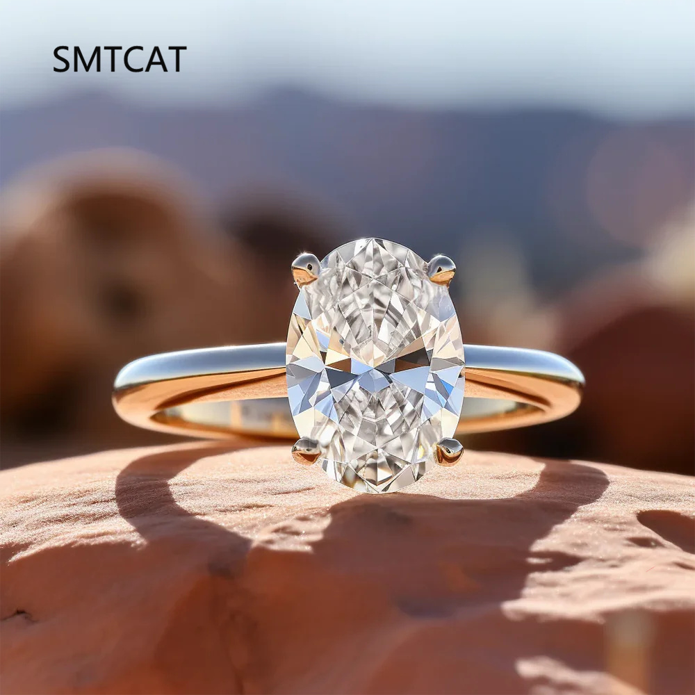 1/2/3 karaat ovaal geslepen Mo - Moissanite Engagement Ring 1 Carat recensie en prijs