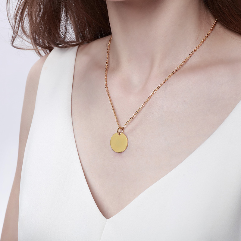 Roestvrijstalen gelaagde ketti - Layered Pendant Necklace Aesthetic recensie en prijs