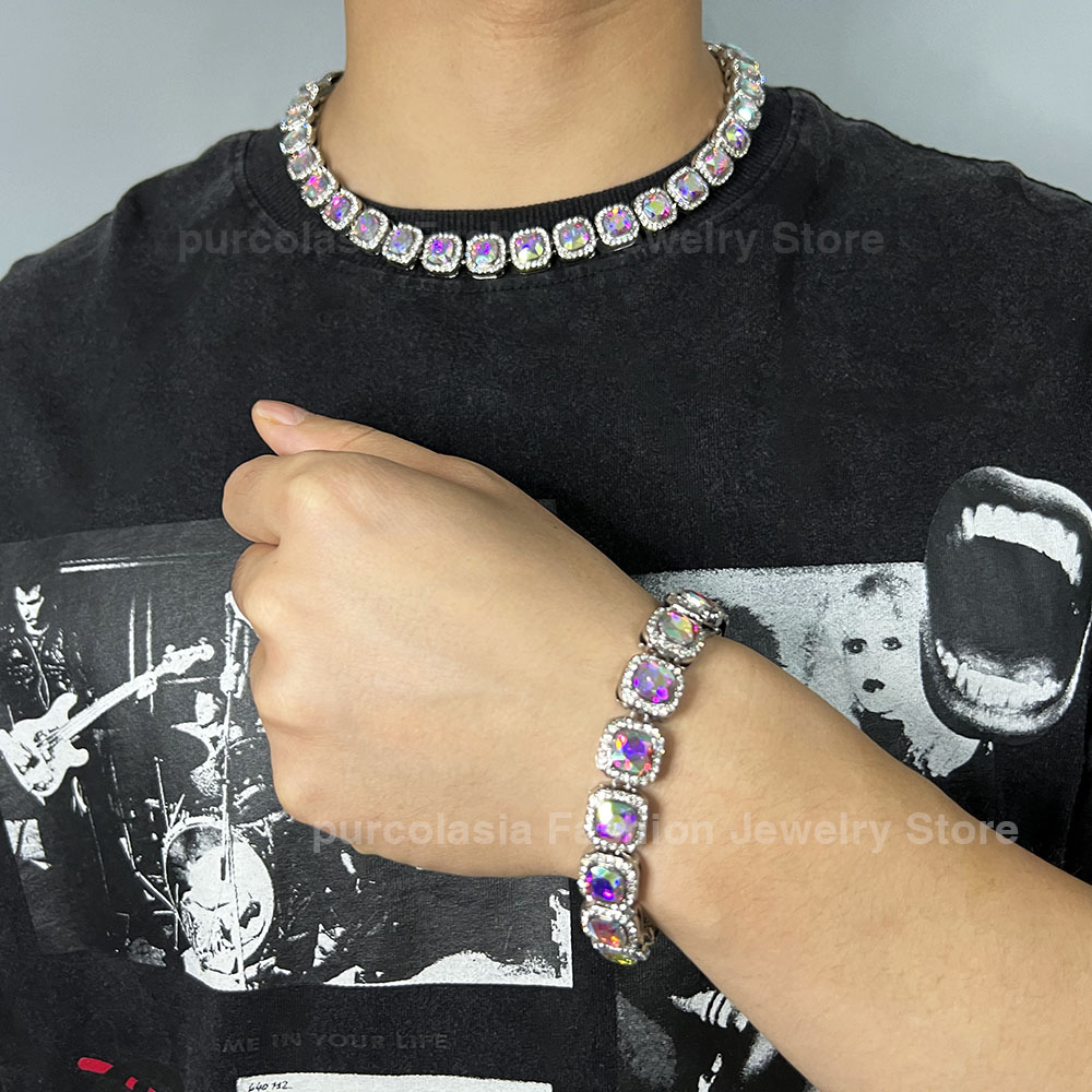 Briljante Multi Kleuren Iced O - Cuban Link Chain 12Mm recensie en prijs