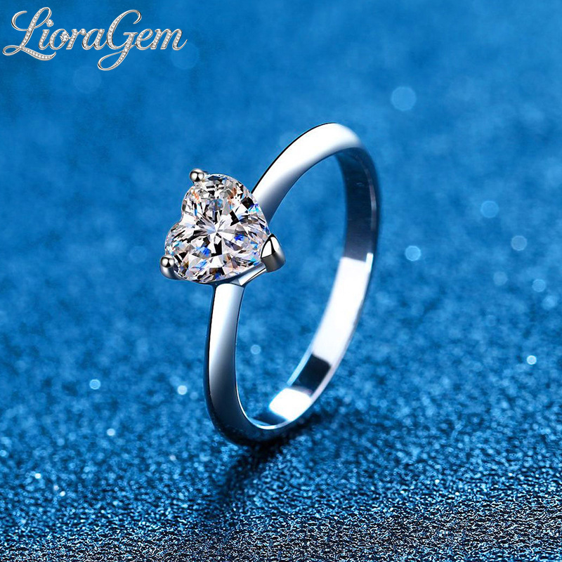 LioraGem 1-karaats fancy-vormi - Moissanite Engagement Ring 1 Carat recensie en prijs