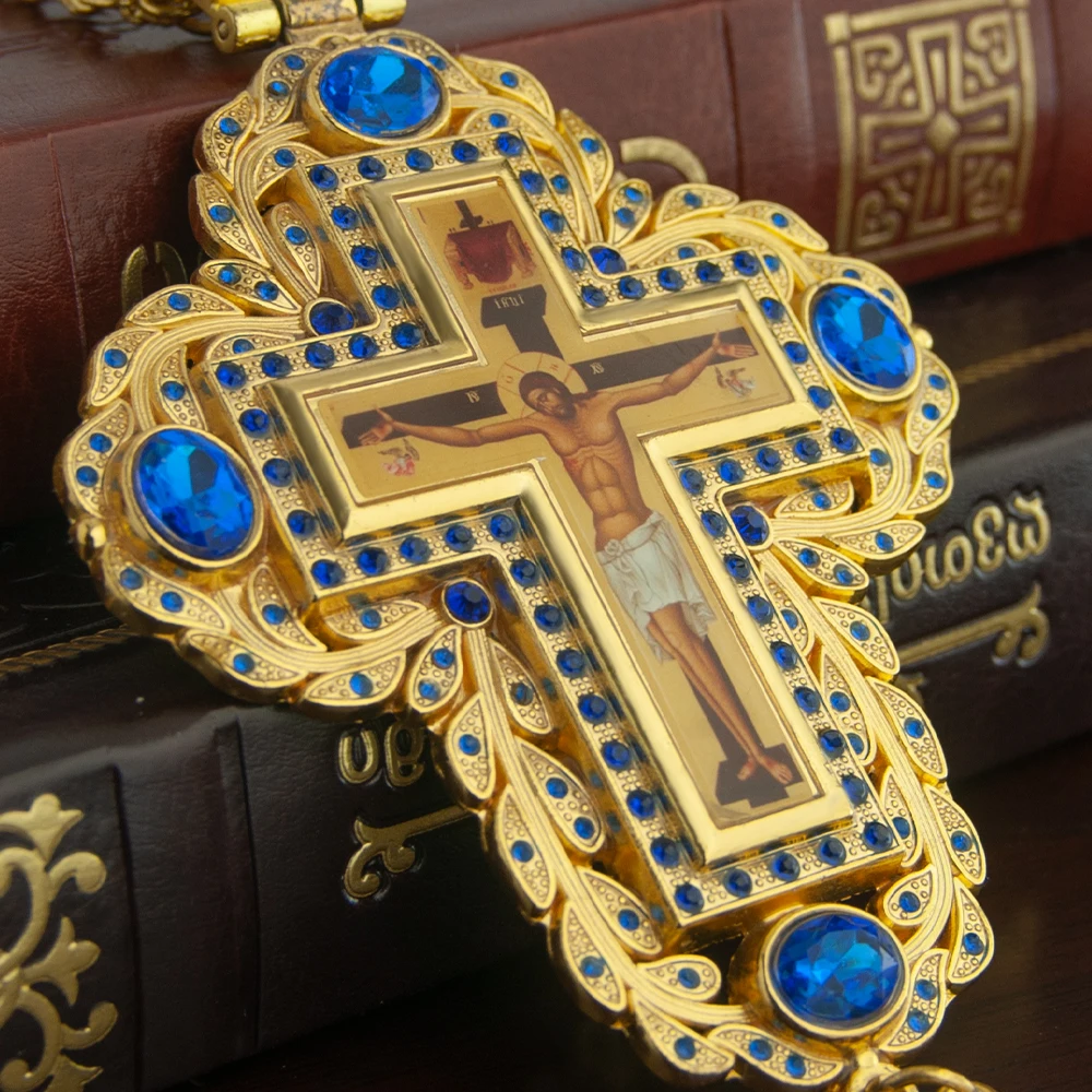 HTISOK Orthodoxe bisschop bors - Cross Pendant Necklace Gold recensie en prijs