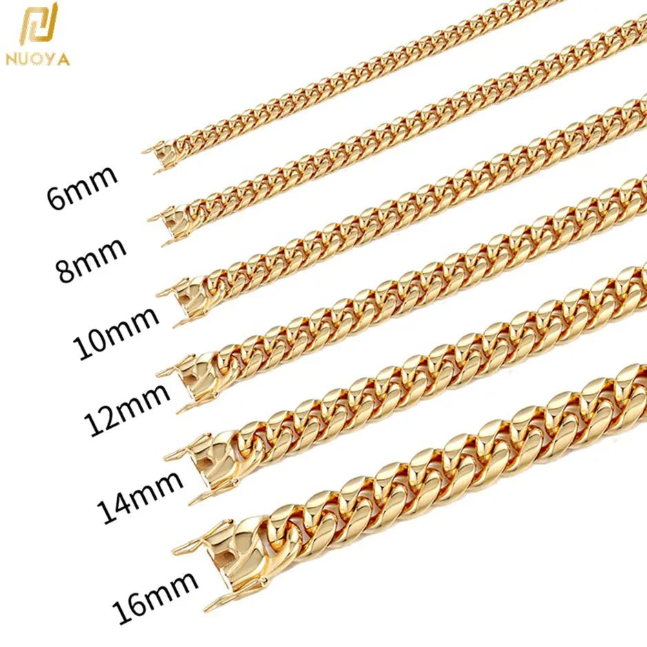 6mm/8mm/10mm/12mm Hiphop Hoge  - Cuban Link Chain 12Mm recensie en prijs