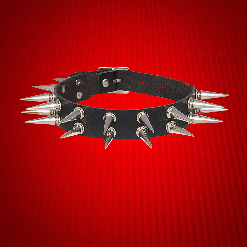 Lange Spiked Choker Kraag Voor - Goth Punk Spike Choker recensie en prijs