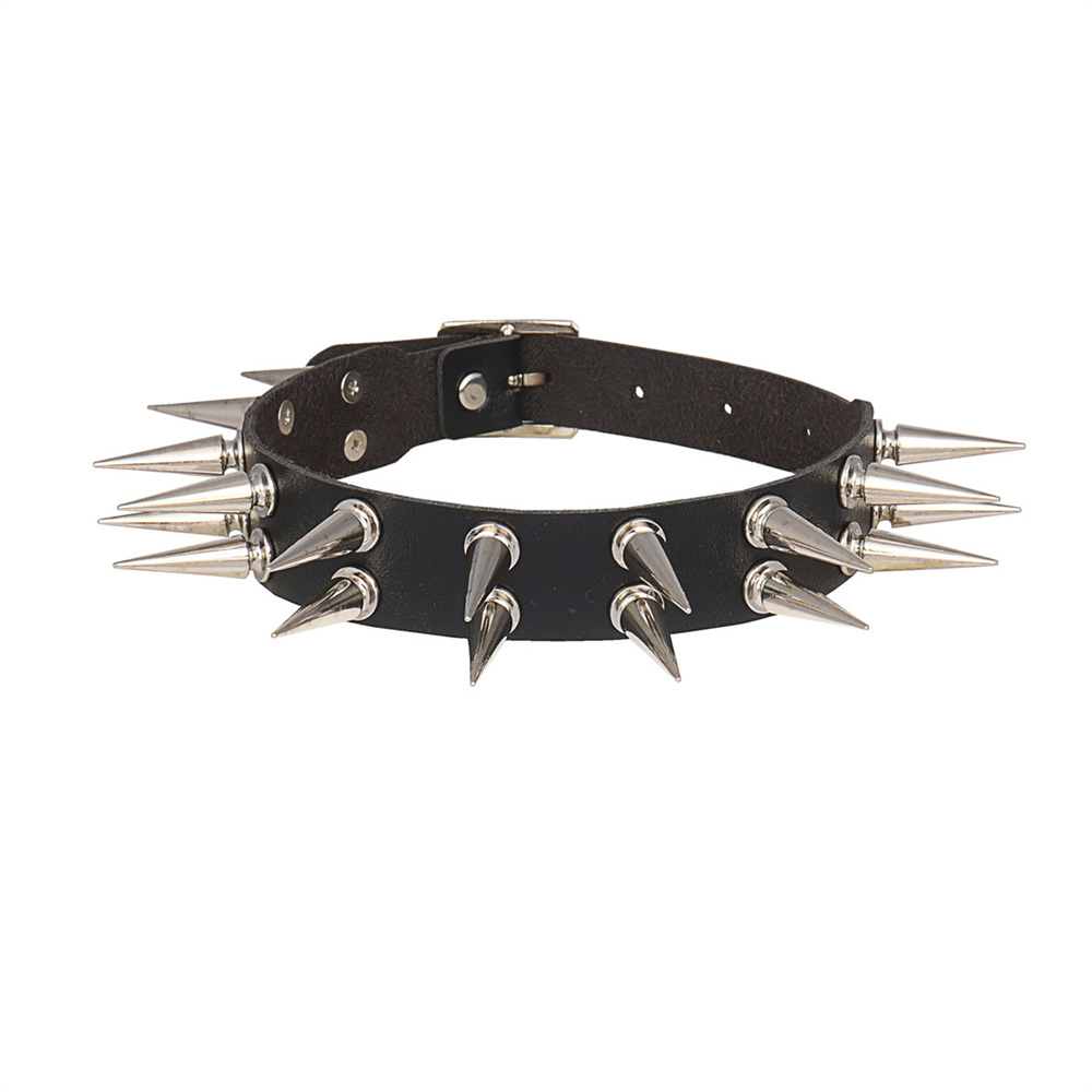 Lange Spiked Choker Kraag Voor - Goth Punk Spike Choker recensie en prijs