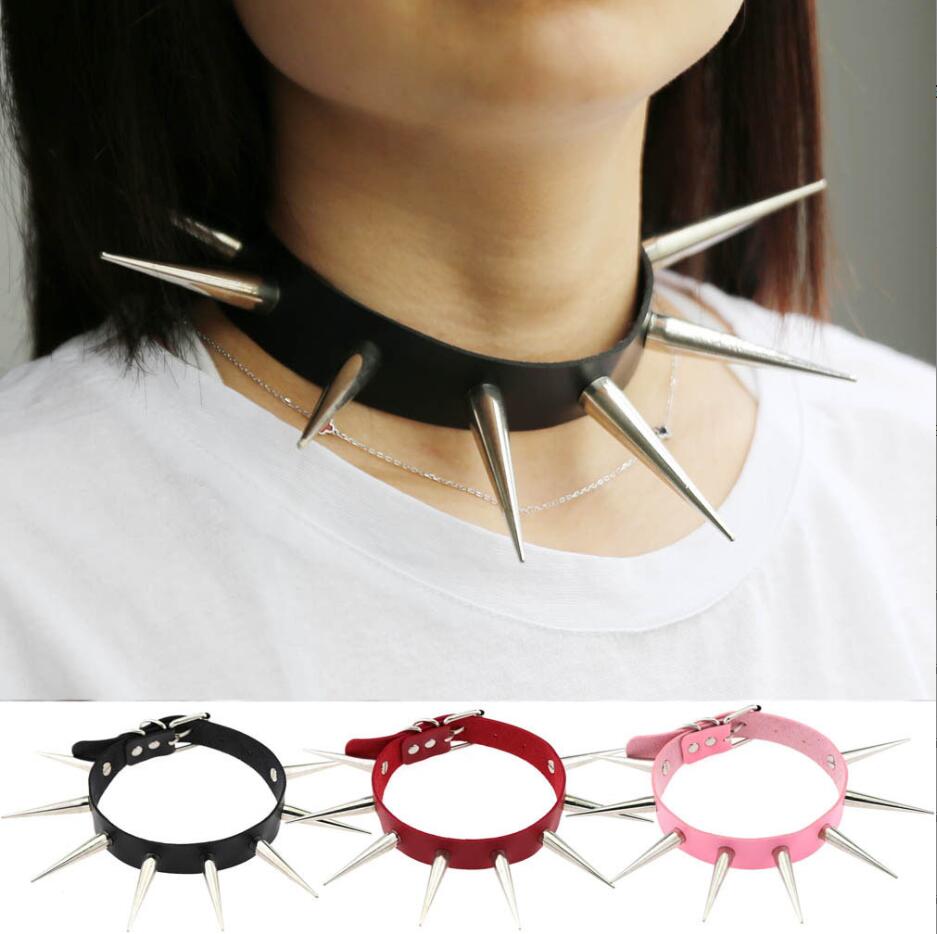 Emo Spike Choker Punk Kraag Vr - Goth Punk Spike Choker recensie en prijs