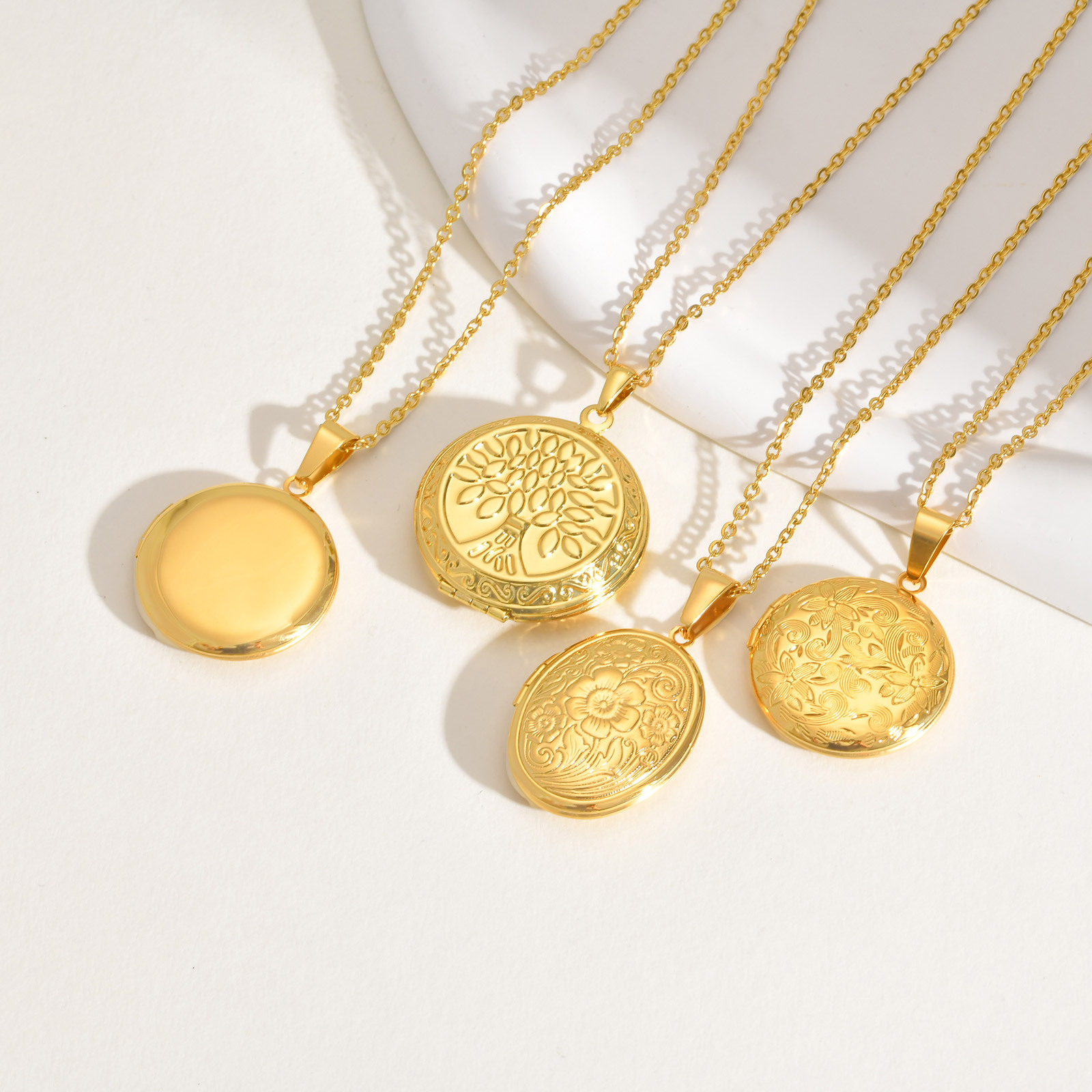 Vnox sierlijke hartfoto's hang - Heart Locket Necklace Photo recensie en prijs