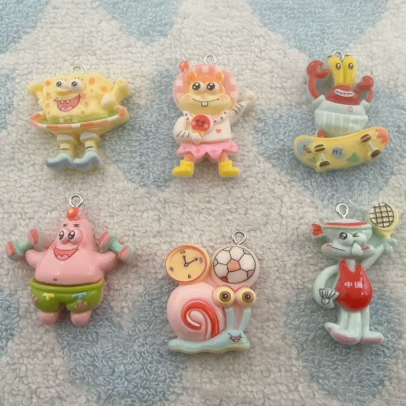 10 stuks cartoonhars hangers,  - Earrings recensie en prijs