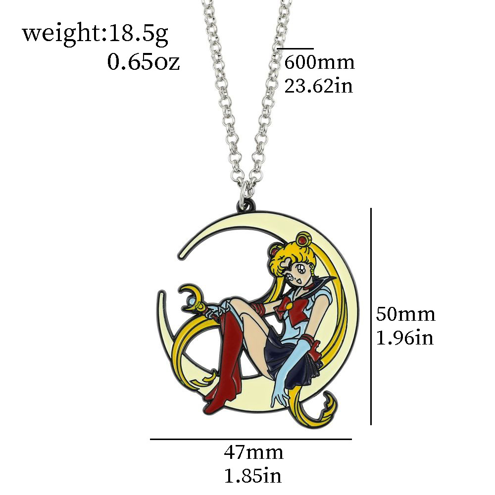 Zoete Anime Metalen Emaille Ke - Anime Pendant Necklace recensie en prijs