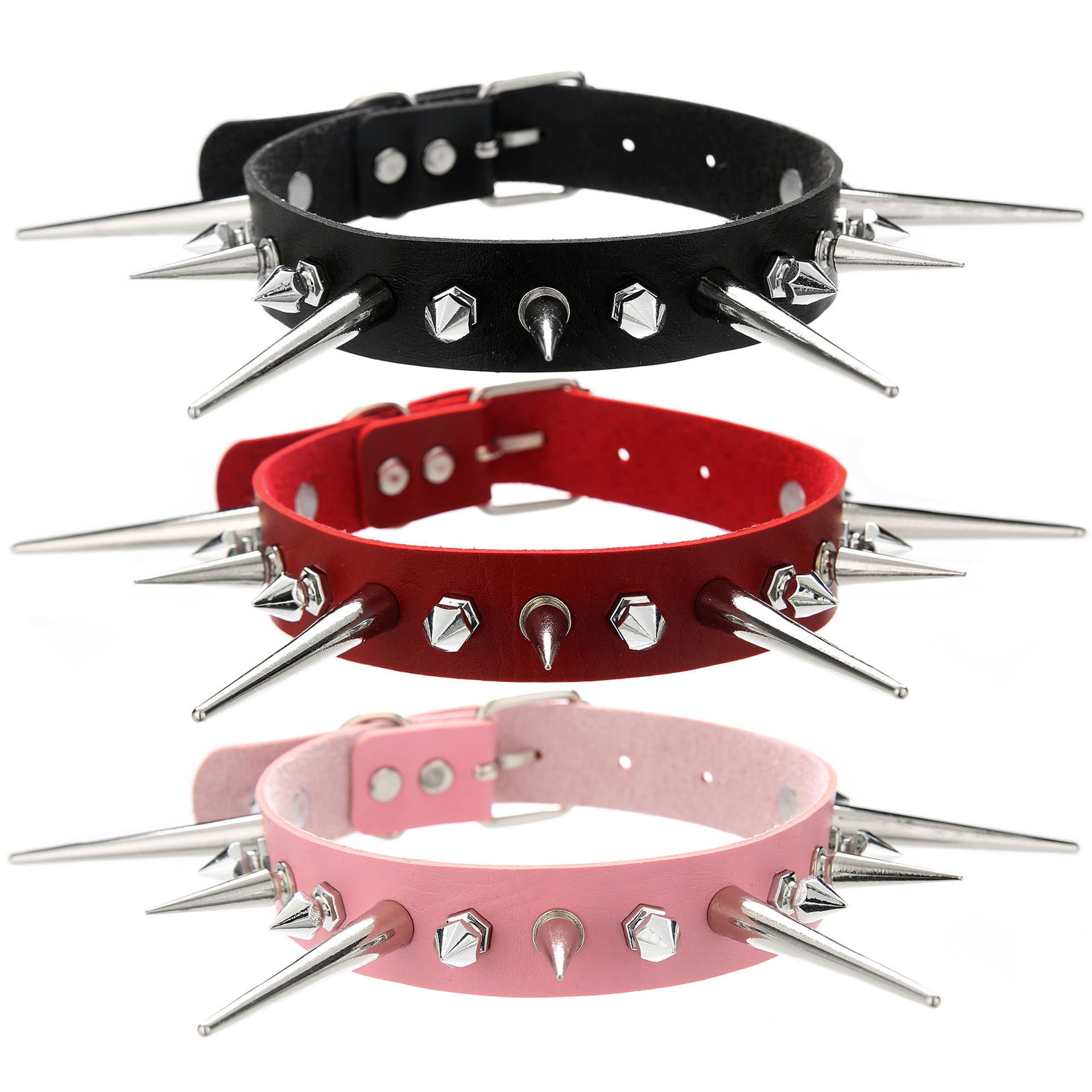 Kmvexo Punk Lange Spike Choker - Goth Punk Spike Choker recensie en prijs