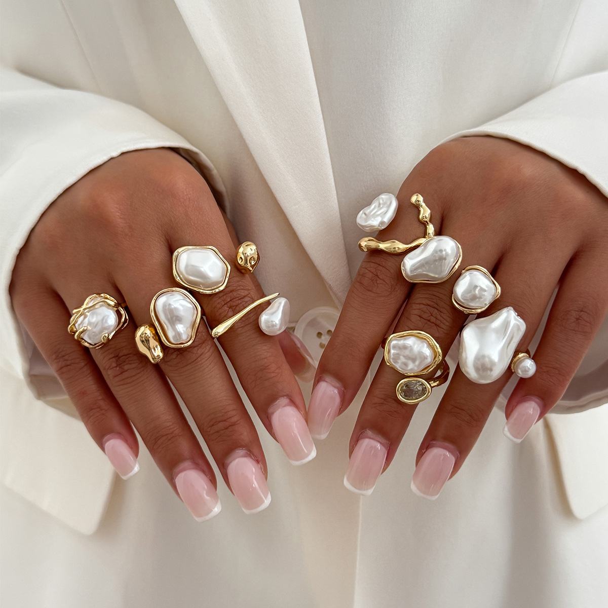 7Pcs/Set Gold Color Irregular  - Vintage Punk Knuckle Rings Set recensie en prijs