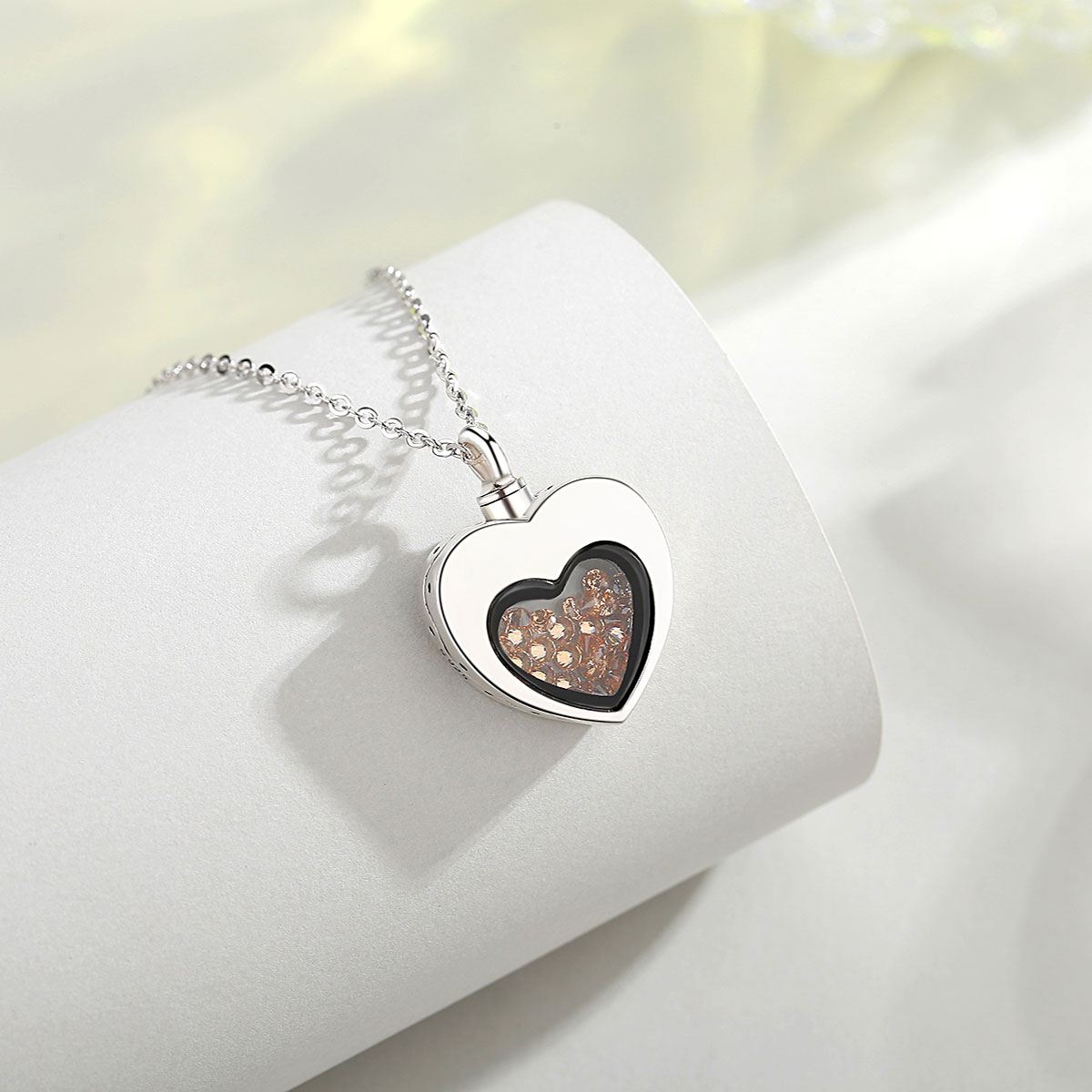 Eudora Sterling Zilver Hart Me - Heart Locket Necklace Photo recensie en prijs