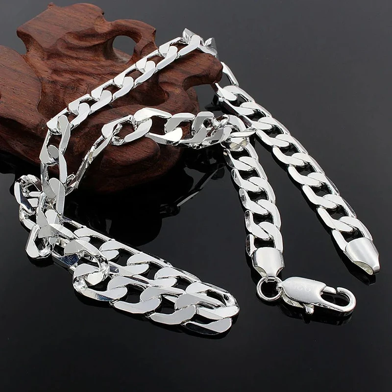 925 Sterling Zilveren Ketting  - Cuban Link Chain 12Mm recensie en prijs