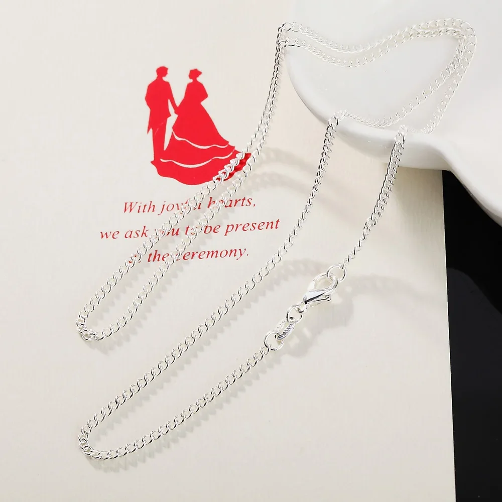 40-75Cm 925 Sterling Zilver Kl - 925 Sterling Silver Chain Necklace Men recensie en prijs