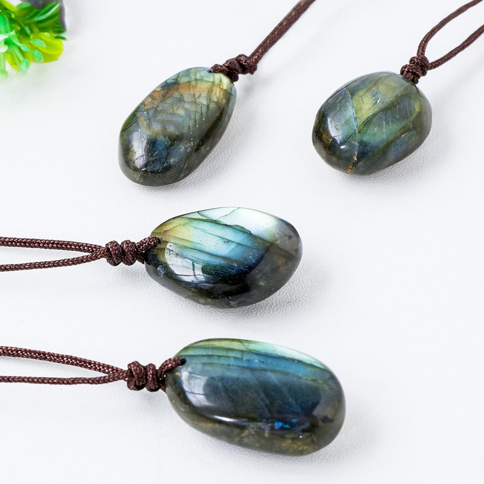 Natuurlijke Labradoriet Hanger - Crystal Pendant Necklace Natural Stone recensie en prijs