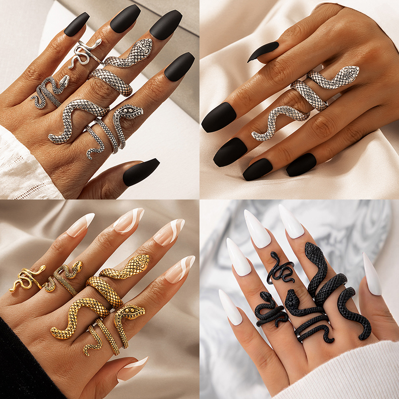Punk Slangvormige Knokkel Ring - Vintage Punk Knuckle Rings Set recensie en prijs